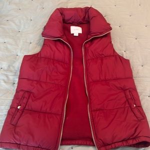 Old Navy Fleece Puffer Vest